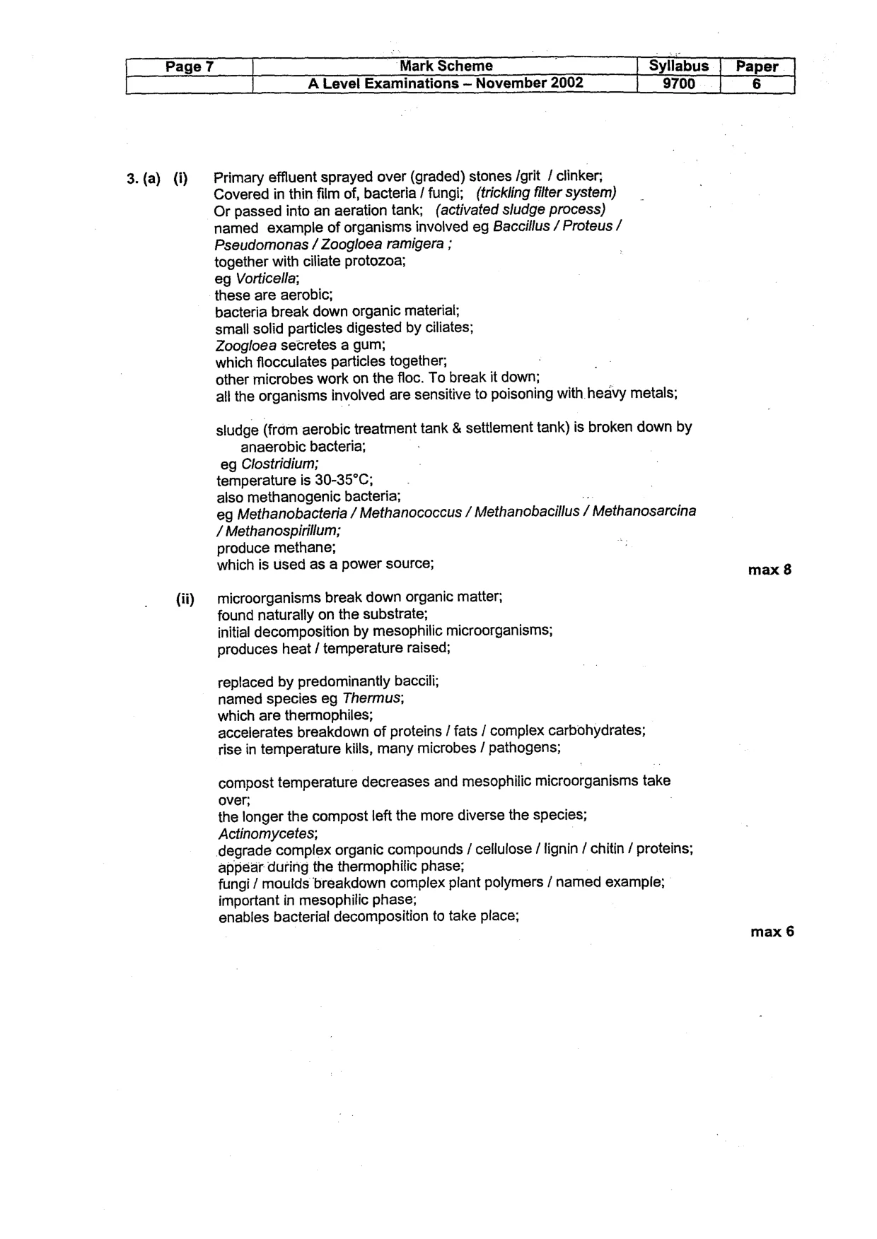 Mark scheme, page 8 of 17