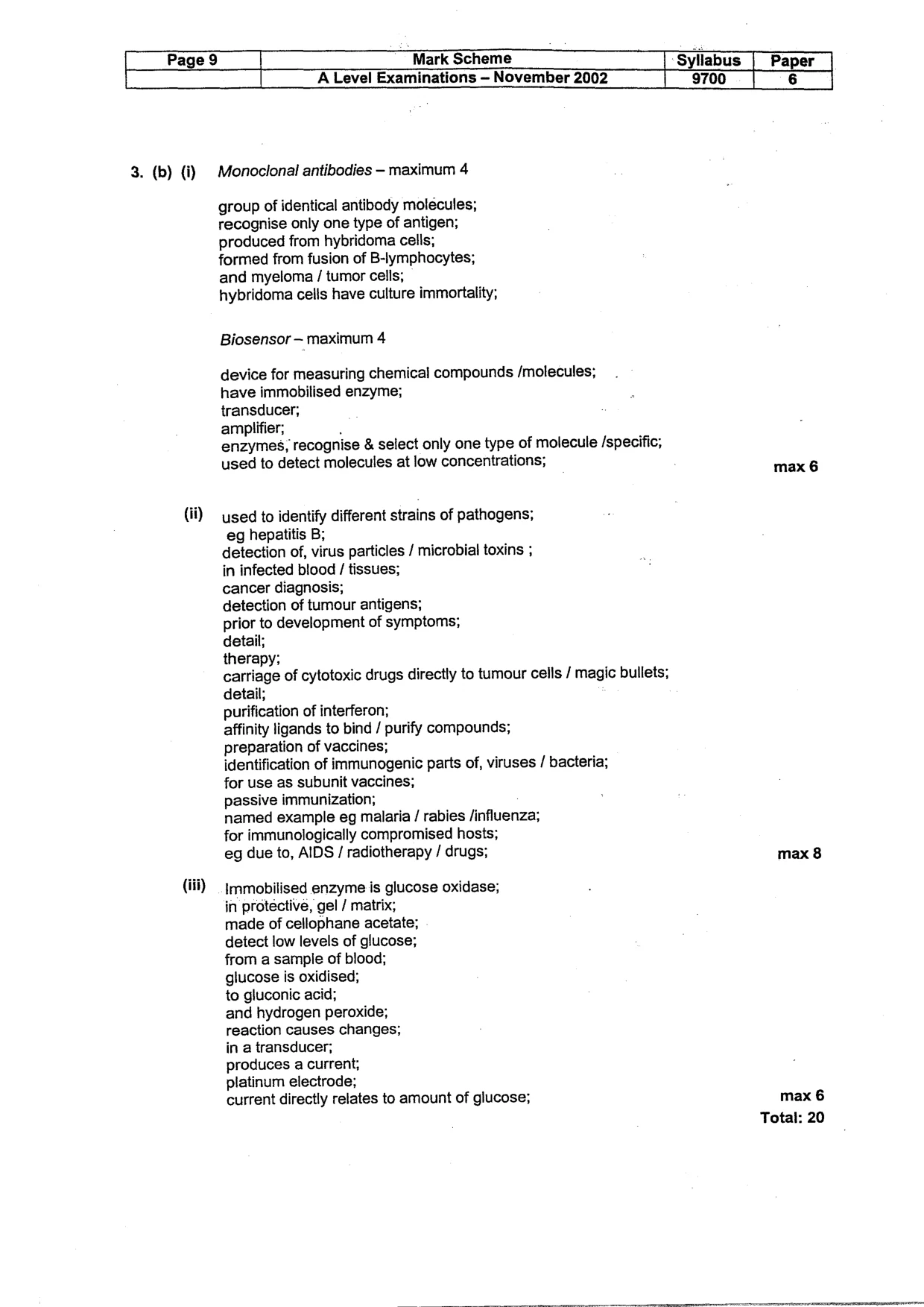 Mark scheme, page 10 of 17