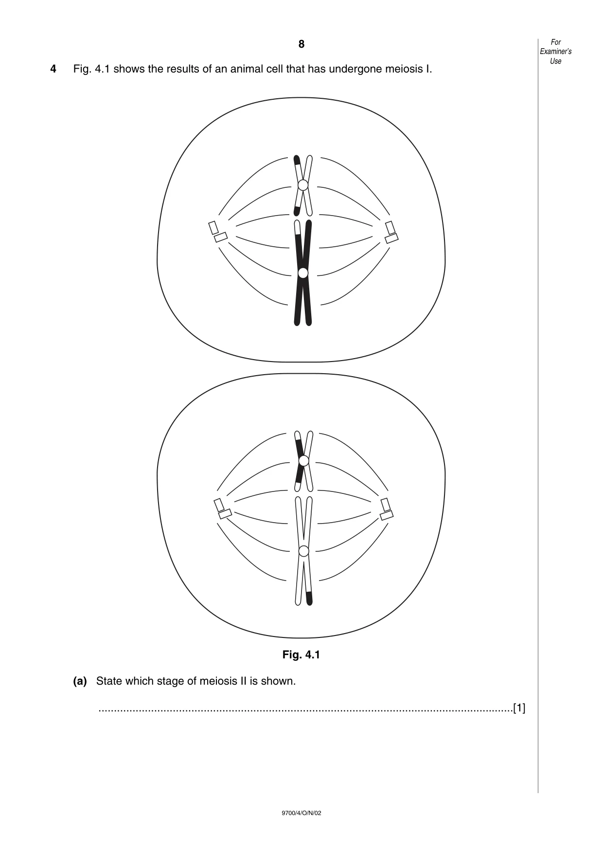 Cambridge A Level Biology 9700 2002 Oct/Nov Paper 4 · Variant 1 question paper, page 8 of 12