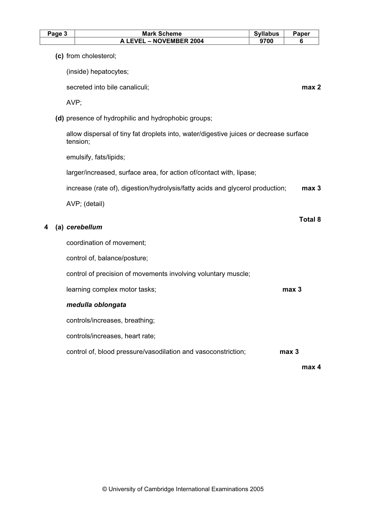 Mark scheme, page 6 of 16