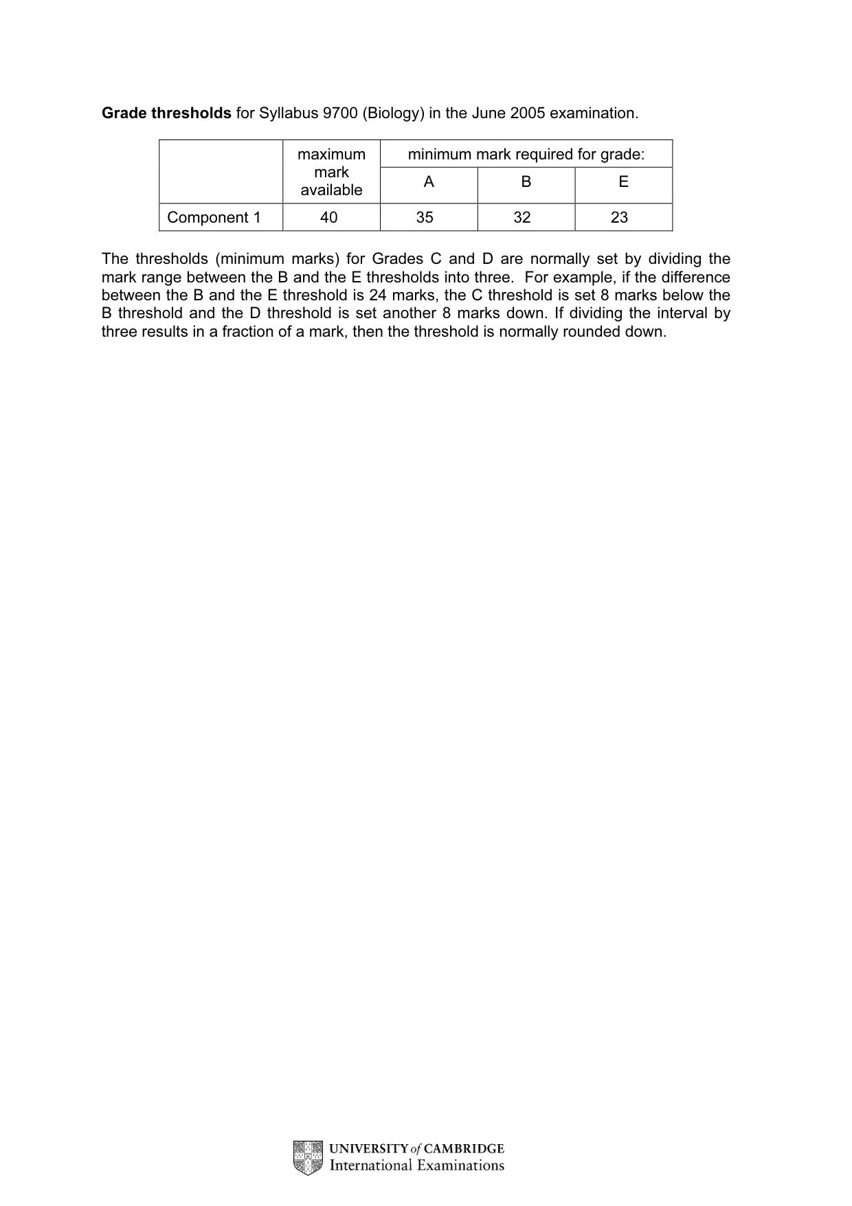 Mark scheme, page 2 of 4