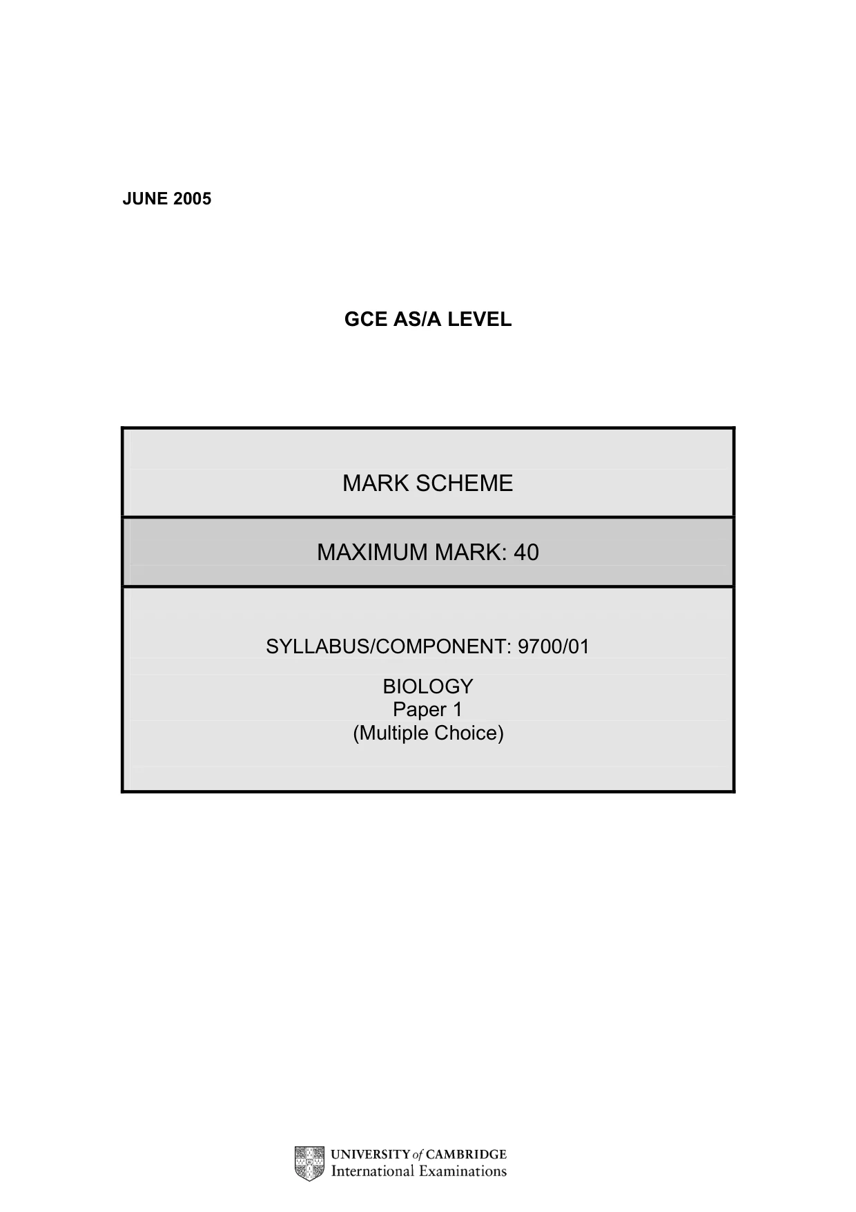 Mark scheme, page 3 of 4
