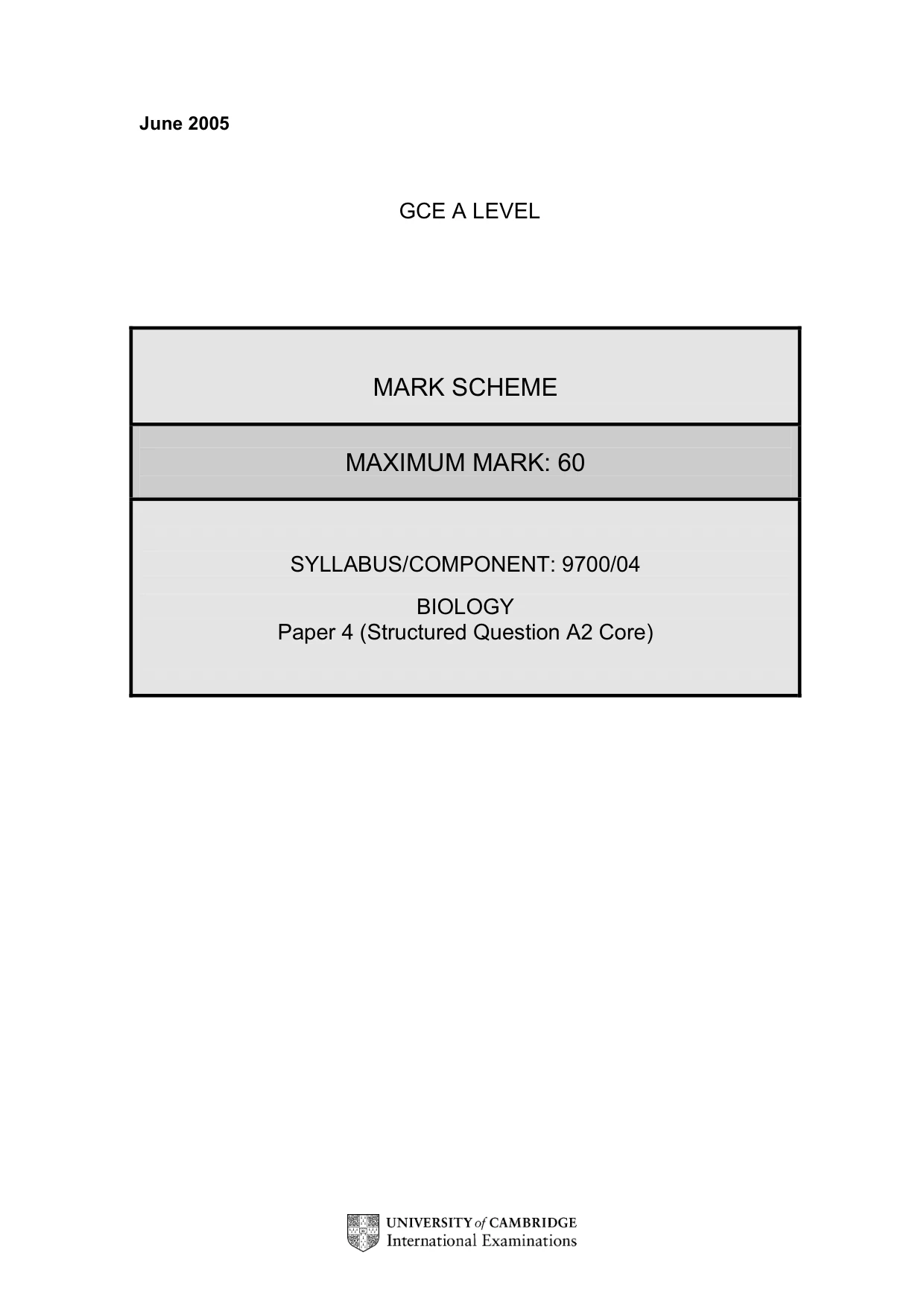 Mark scheme, page 3 of 10