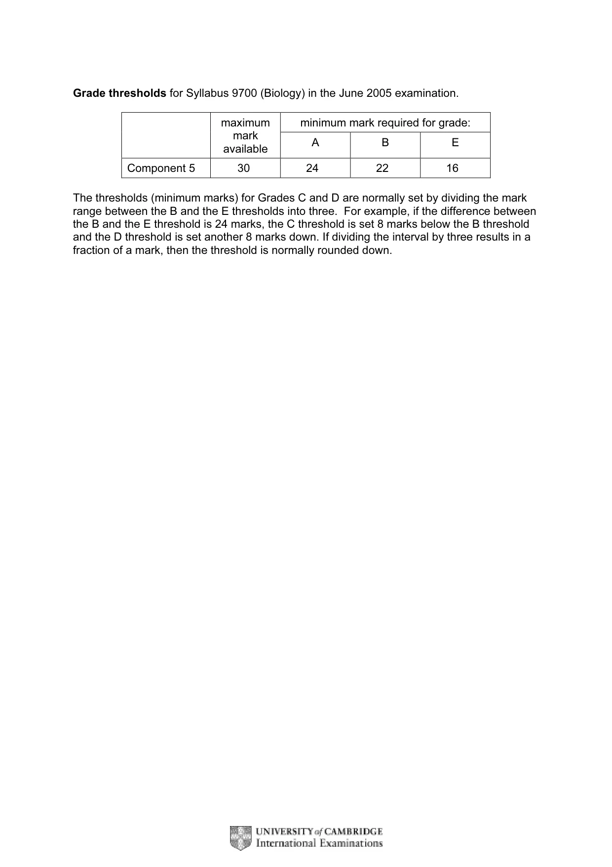 Mark scheme, page 2 of 4