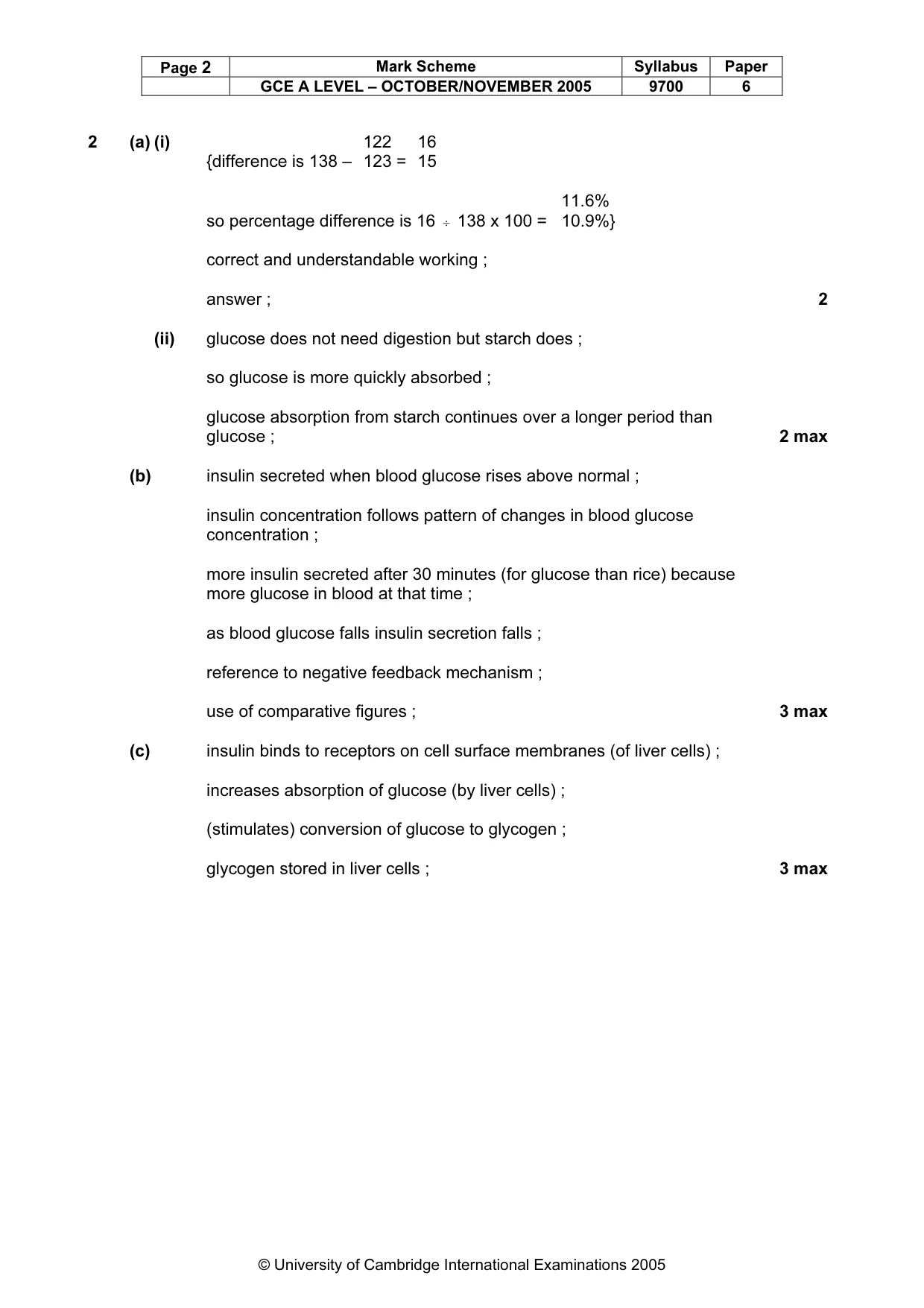 Mark scheme, page 3 of 13