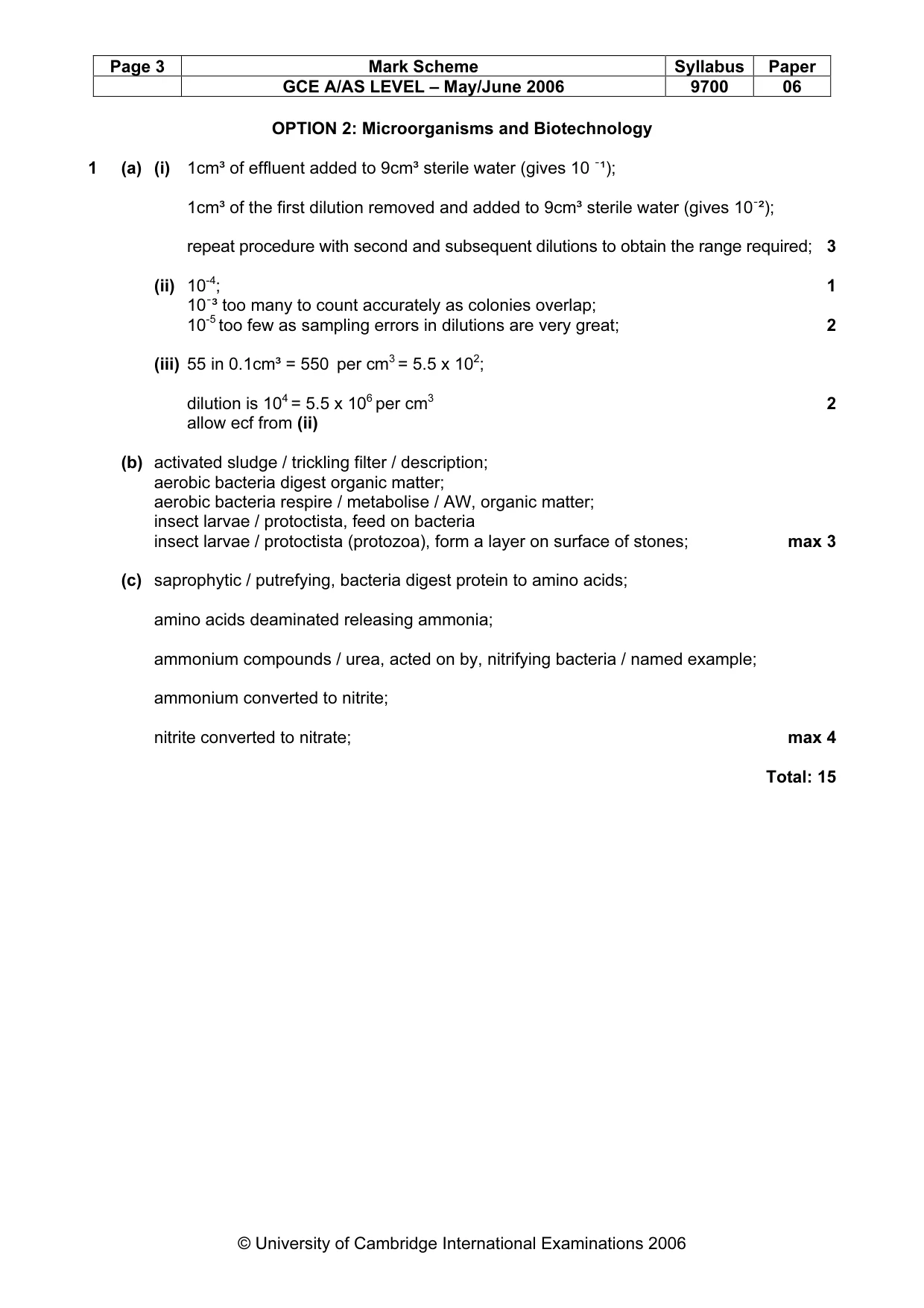 Mark scheme, page 4 of 13