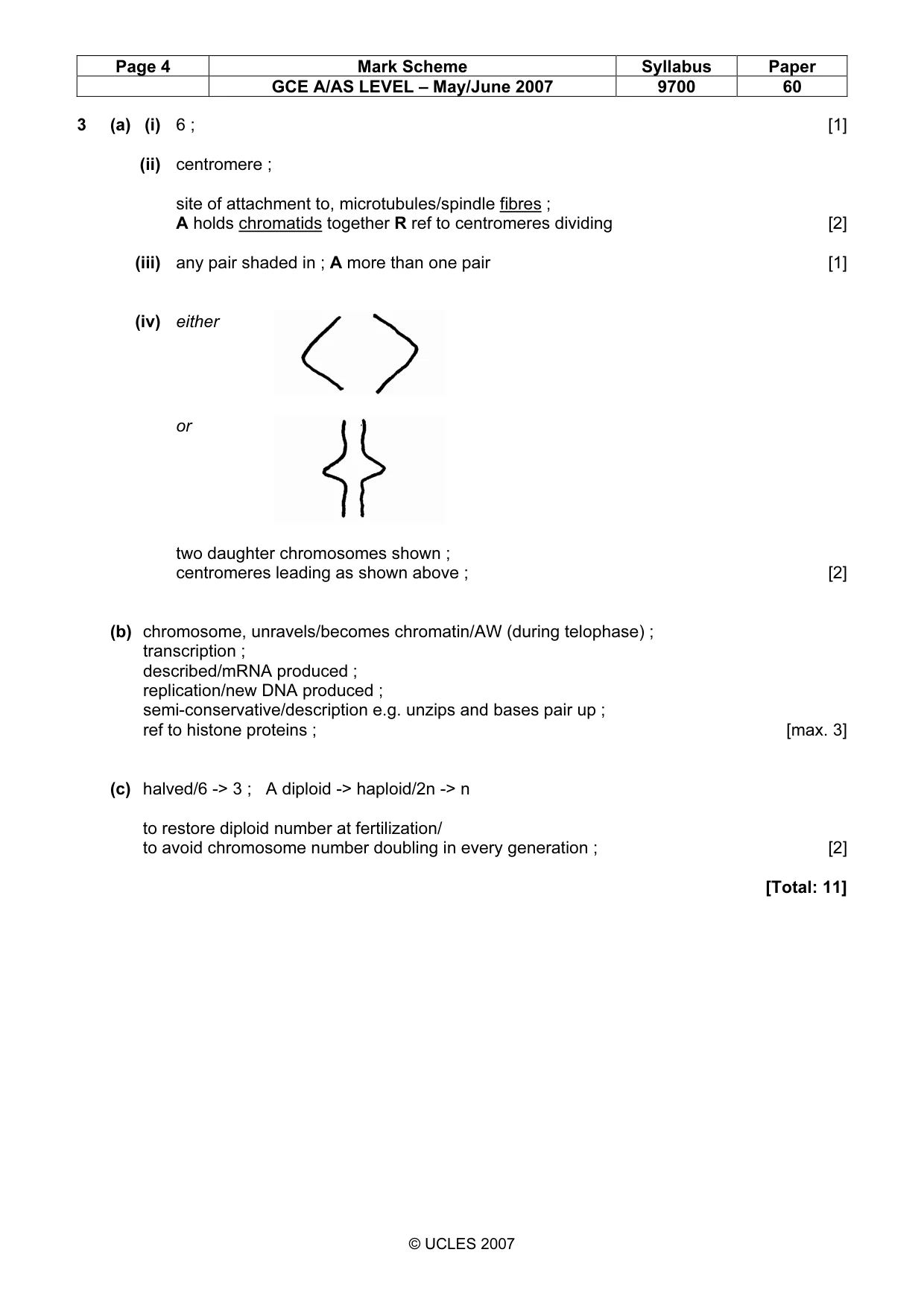 Mark scheme, page 4 of 7