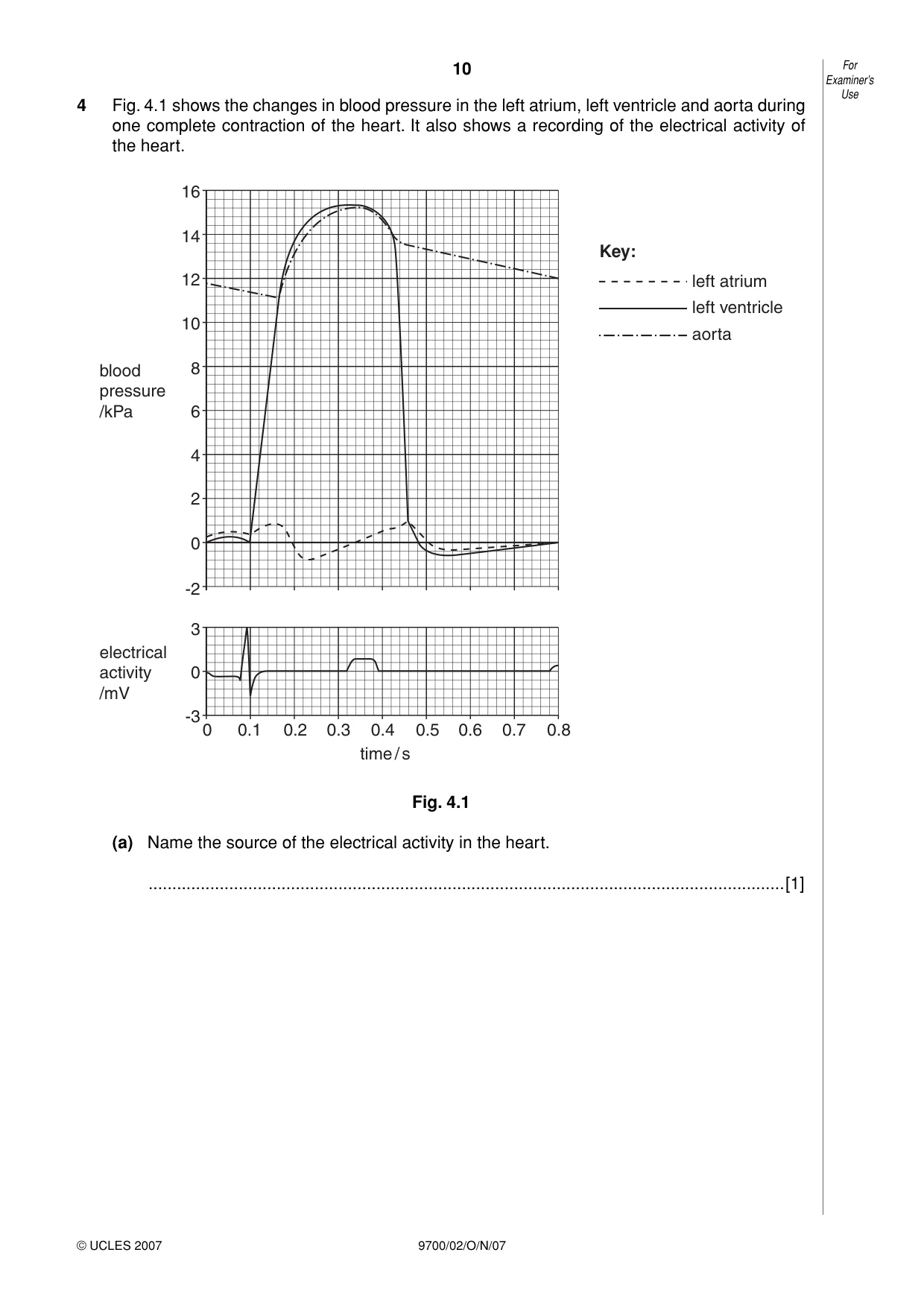 Cambridge A Level Biology 9700 2007 Oct/Nov Paper 2 · Variant 1 question paper, page 10 of 16