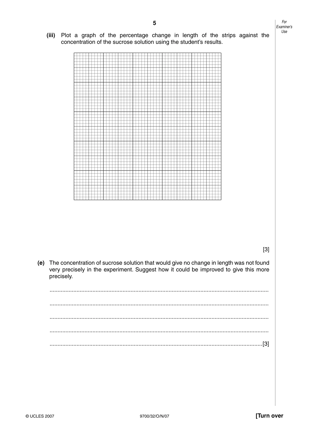 Cambridge A Level Biology 9700 2007 Oct/Nov Paper 3 · Variant 2 question paper, page 5 of 12