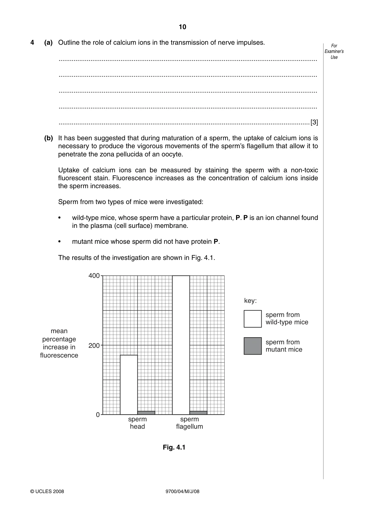 Cambridge A Level Biology 9700 2008 May/June Paper 4 · Variant 1 question paper, page 10 of 28