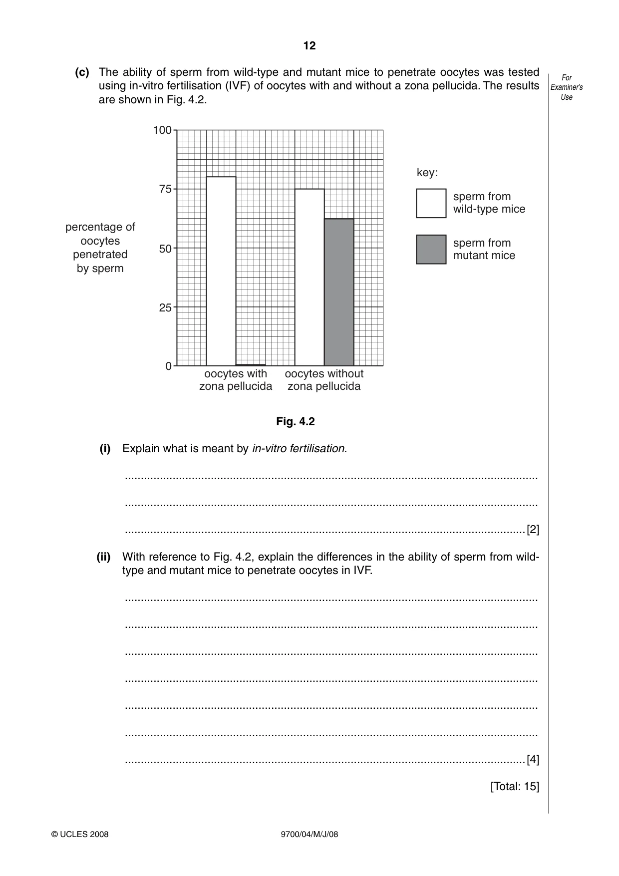 Cambridge A Level Biology 9700 2008 May/June Paper 4 · Variant 1 question paper, page 12 of 28