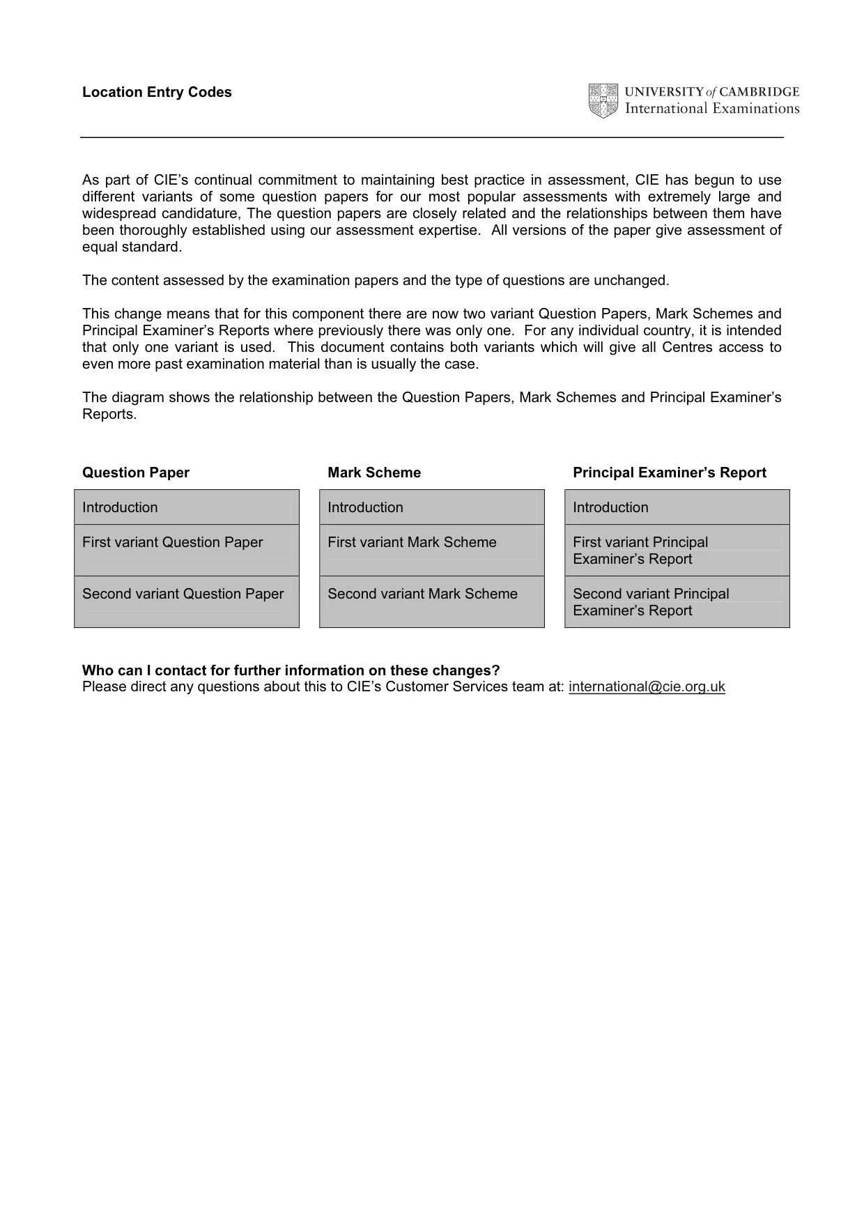 Mark scheme, page 1 of 12