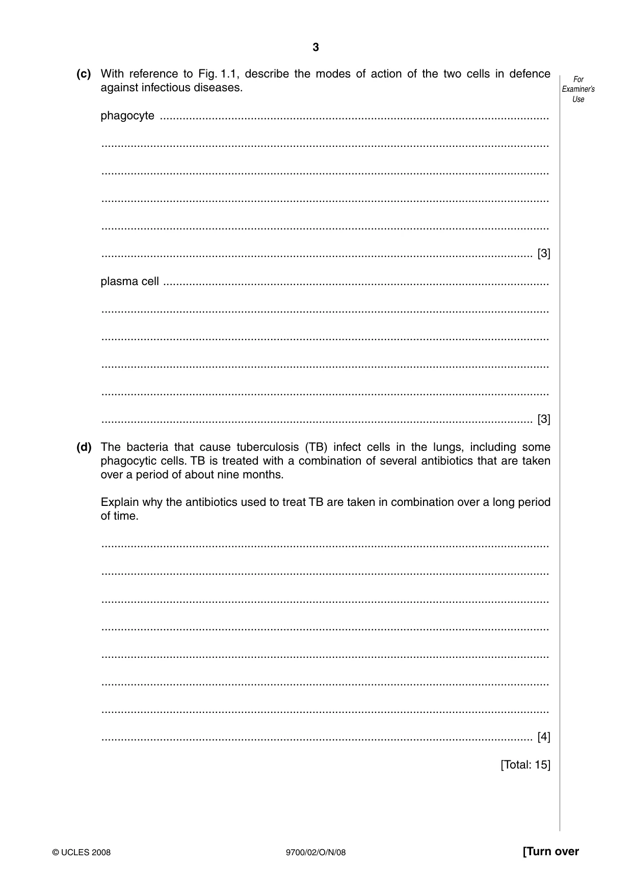 Cambridge A Level Biology 9700 2008 Oct/Nov Paper 2 · Variant 1 question paper, page 4 of 29