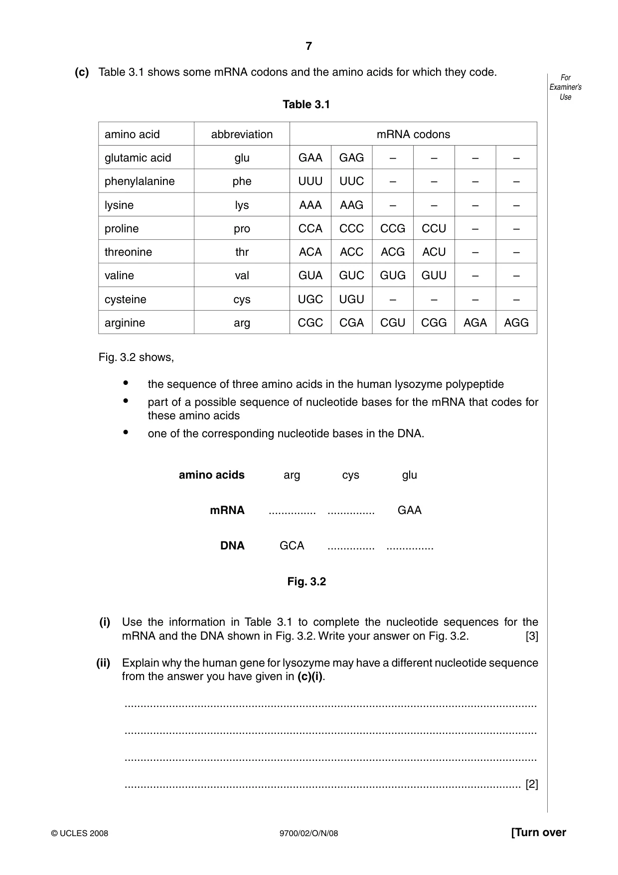 Cambridge A Level Biology 9700 2008 Oct/Nov Paper 2 · Variant 1 question paper, page 8 of 29