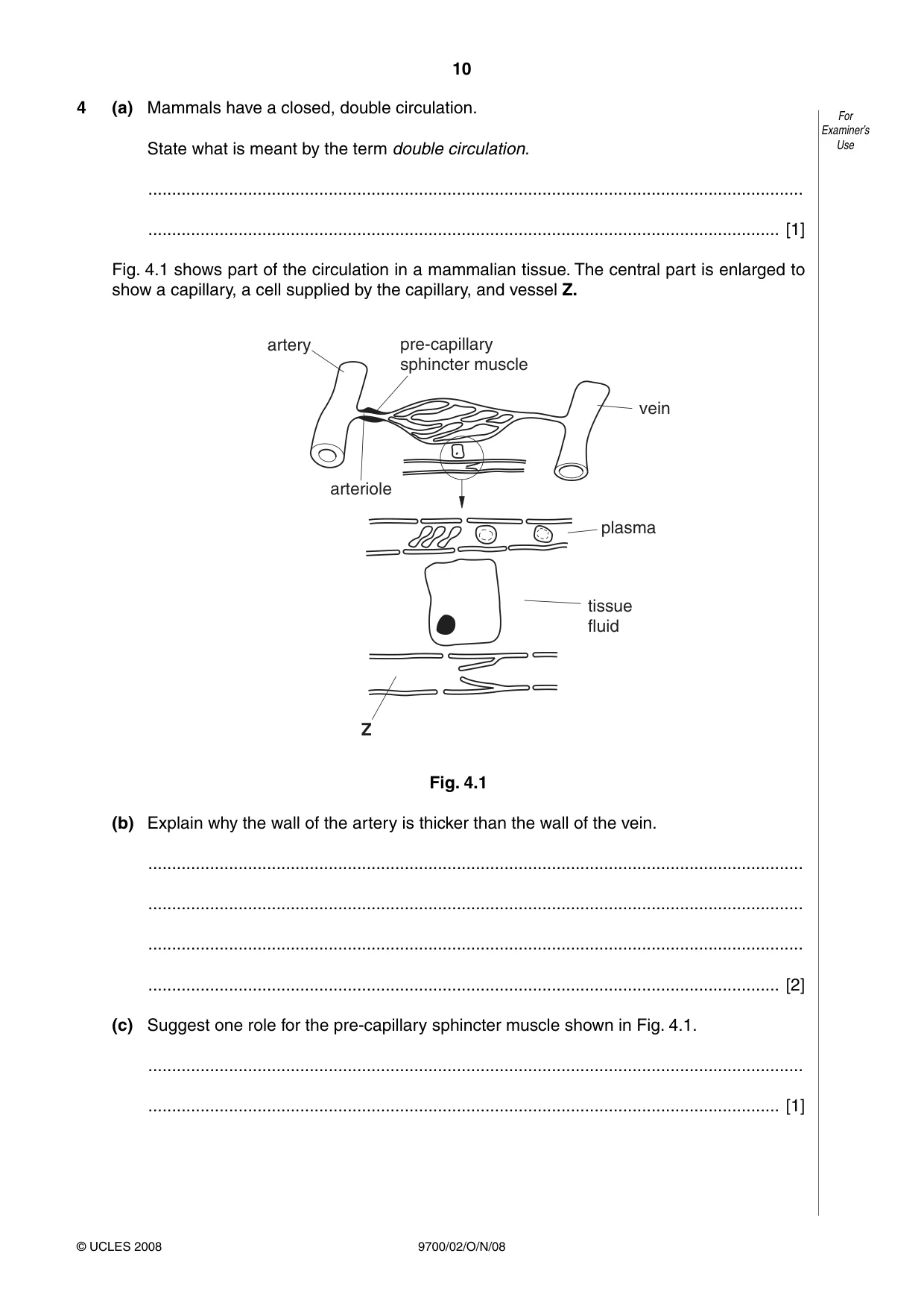 Cambridge A Level Biology 9700 2008 Oct/Nov Paper 2 · Variant 1 question paper, page 11 of 29