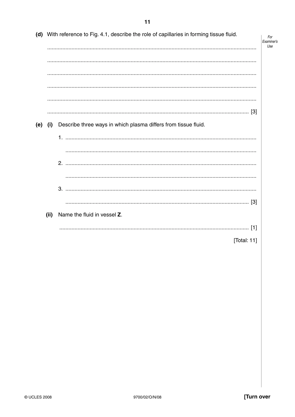 Cambridge A Level Biology 9700 2008 Oct/Nov Paper 2 · Variant 1 question paper, page 12 of 29
