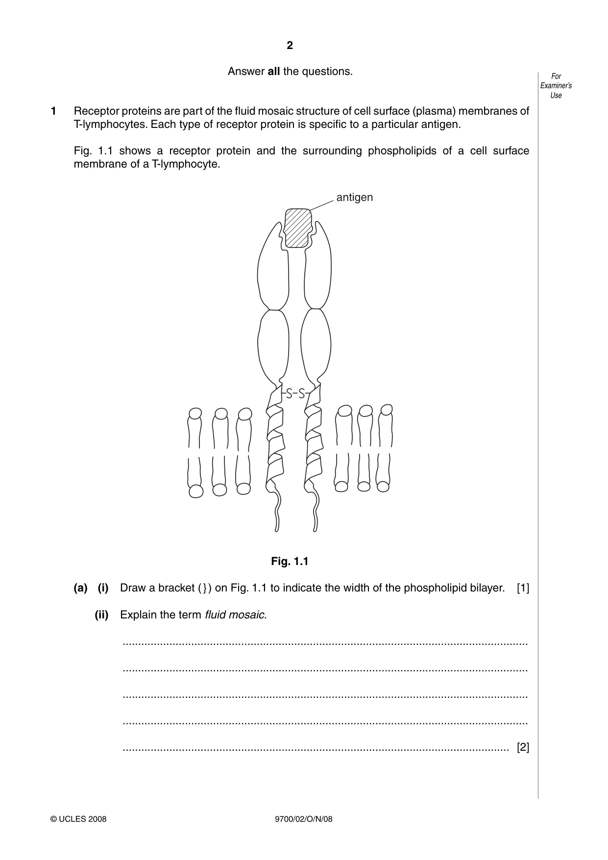 Cambridge A Level Biology 9700 2008 Oct/Nov Paper 2 · Variant 1 question paper, page 15 of 29