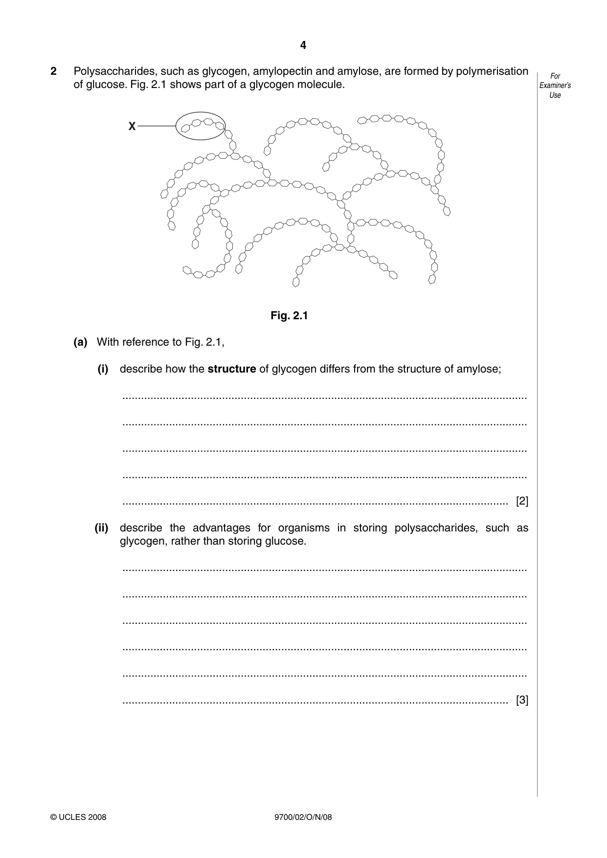 Cambridge A Level Biology 9700 2008 Oct/Nov Paper 2 · Variant 1 question paper, page 17 of 29
