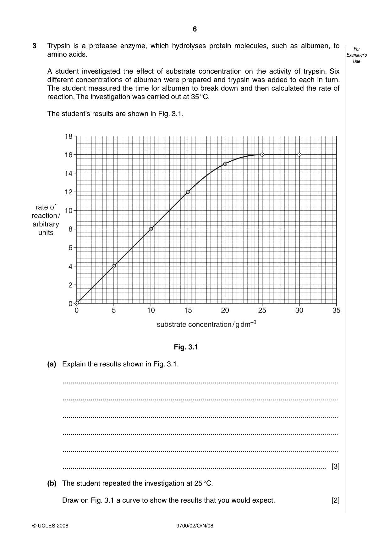 Cambridge A Level Biology 9700 2008 Oct/Nov Paper 2 · Variant 1 question paper, page 19 of 29