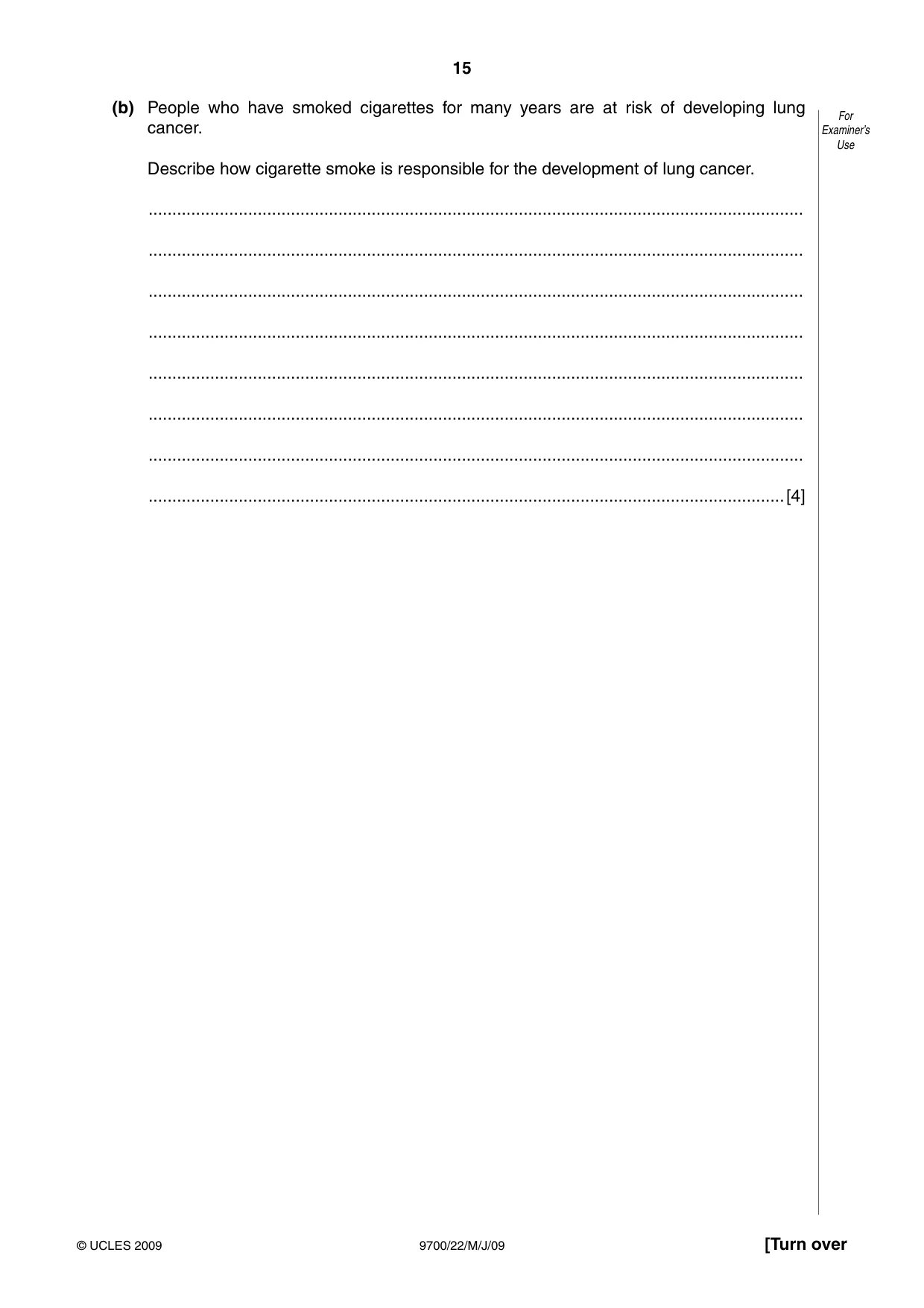 Cambridge A Level Biology 9700 2009 May/June Paper 2 · Variant 1 question paper, page 36 of 41