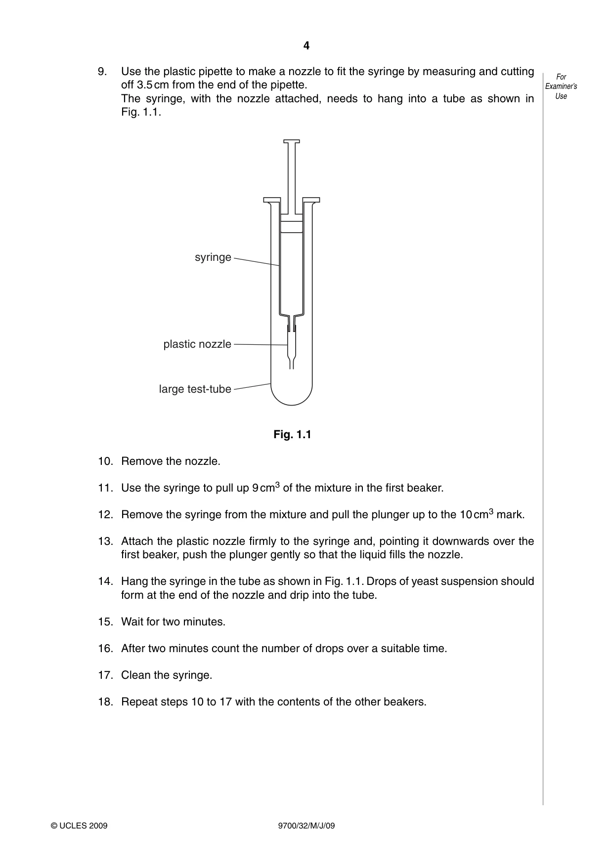 Cambridge A Level Biology 9700 2009 May/June Paper 3 · Variant 2 question paper, page 4 of 16