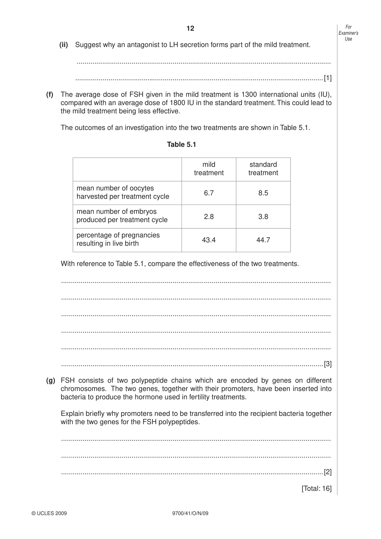Cambridge A Level Biology 9700 2009 Oct/Nov Paper 4 · Variant 1 question paper, page 12 of 24