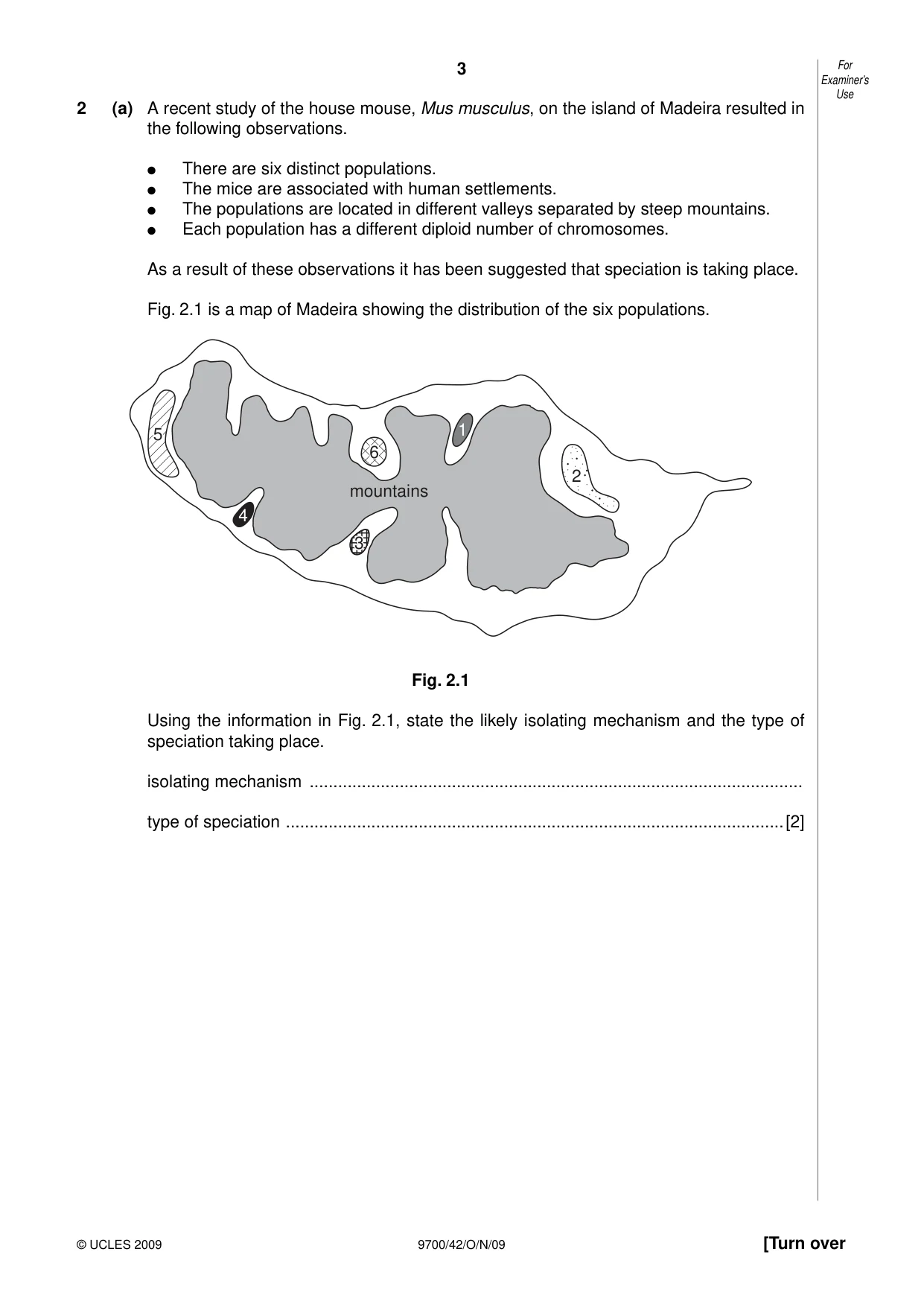 Cambridge A Level Biology 9700 2009 Oct/Nov Paper 4 · Variant 2 question paper, page 3 of 24