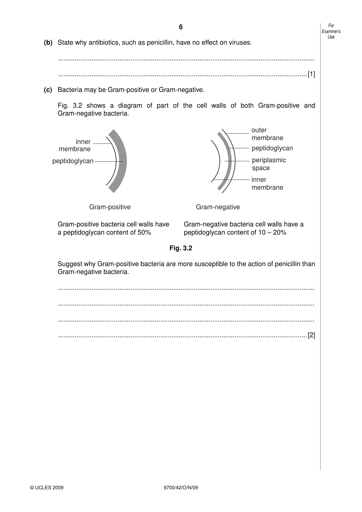 Cambridge A Level Biology 9700 2009 Oct/Nov Paper 4 · Variant 2 question paper, page 6 of 24
