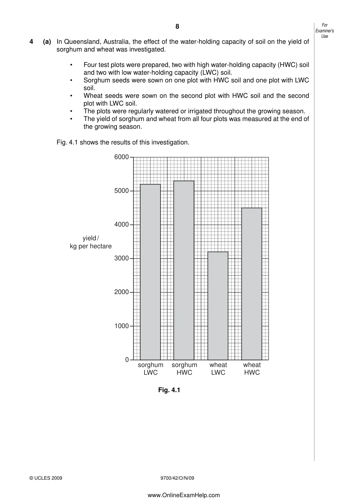 Cambridge A Level Biology 9700 2009 Oct/Nov Paper 4 · Variant 2 question paper, page 8 of 24