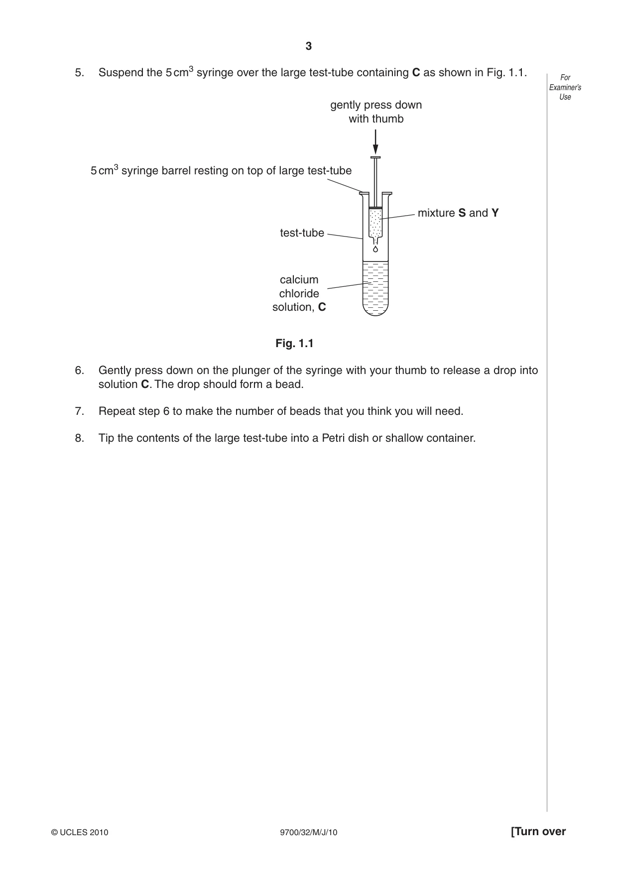 Cambridge A Level Biology 9700 2010 May/June Paper 3 · Variant 2 question paper, page 3 of 16