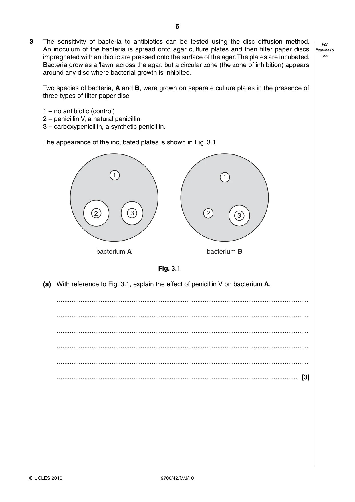 Cambridge A Level Biology 9700 2010 May/June Paper 4 · Variant 2 question paper, page 6 of 24