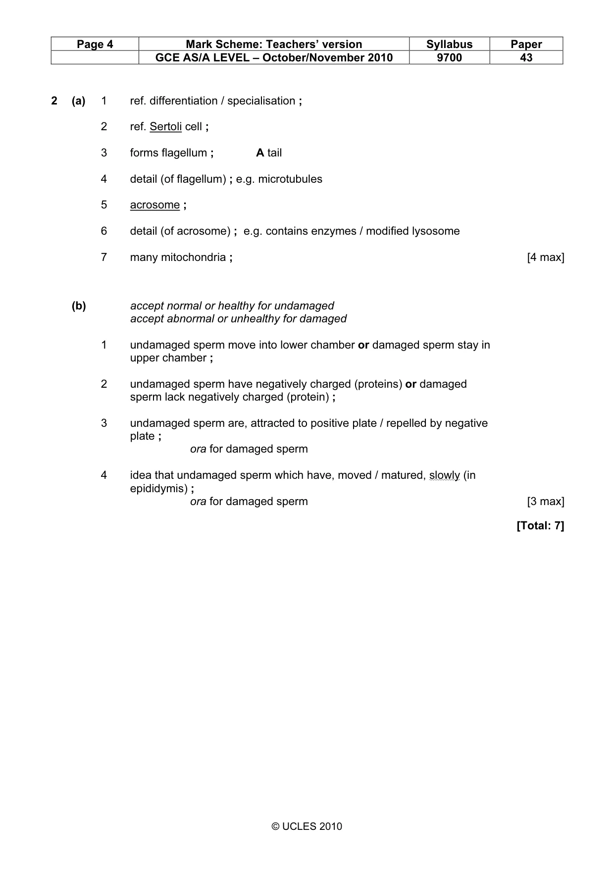 Mark scheme, page 4 of 13