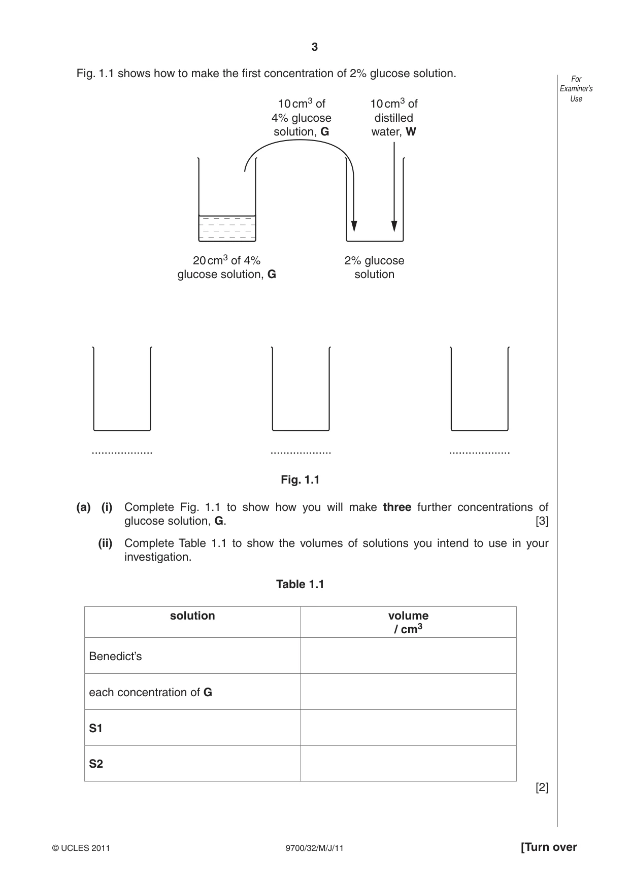 Cambridge A Level Biology 9700 2011 May/June Paper 3 · Variant 2 question paper, page 3 of 12
