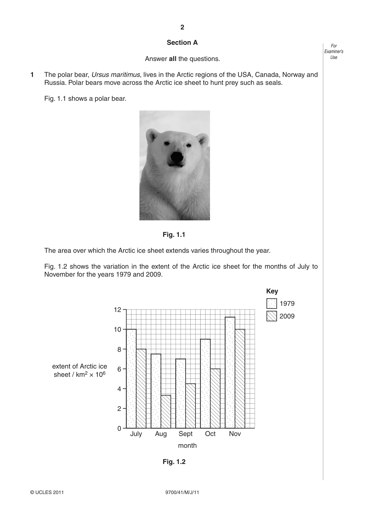 Cambridge A Level Biology 9700 2011 May/June Paper 4 · Variant 1 question paper, page 2 of 28