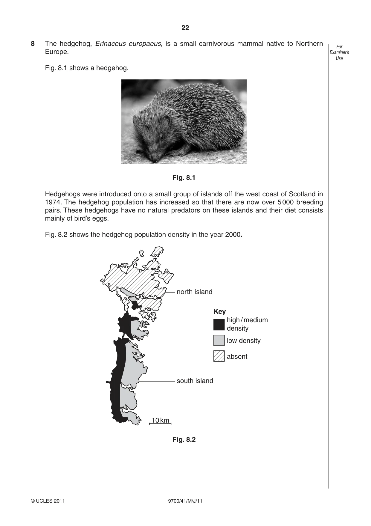 Cambridge A Level Biology 9700 2011 May/June Paper 4 · Variant 1 question paper, page 22 of 28