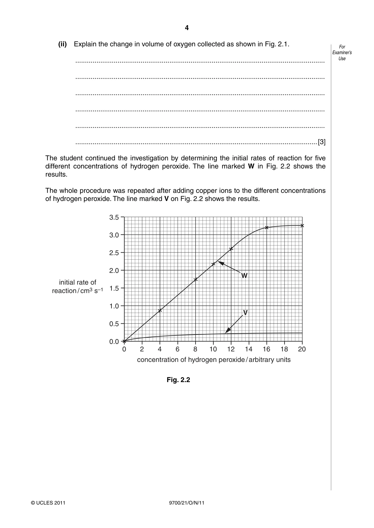 Cambridge A Level Biology 9700 2011 Oct/Nov Paper 2 · Variant 1 question paper, page 4 of 16