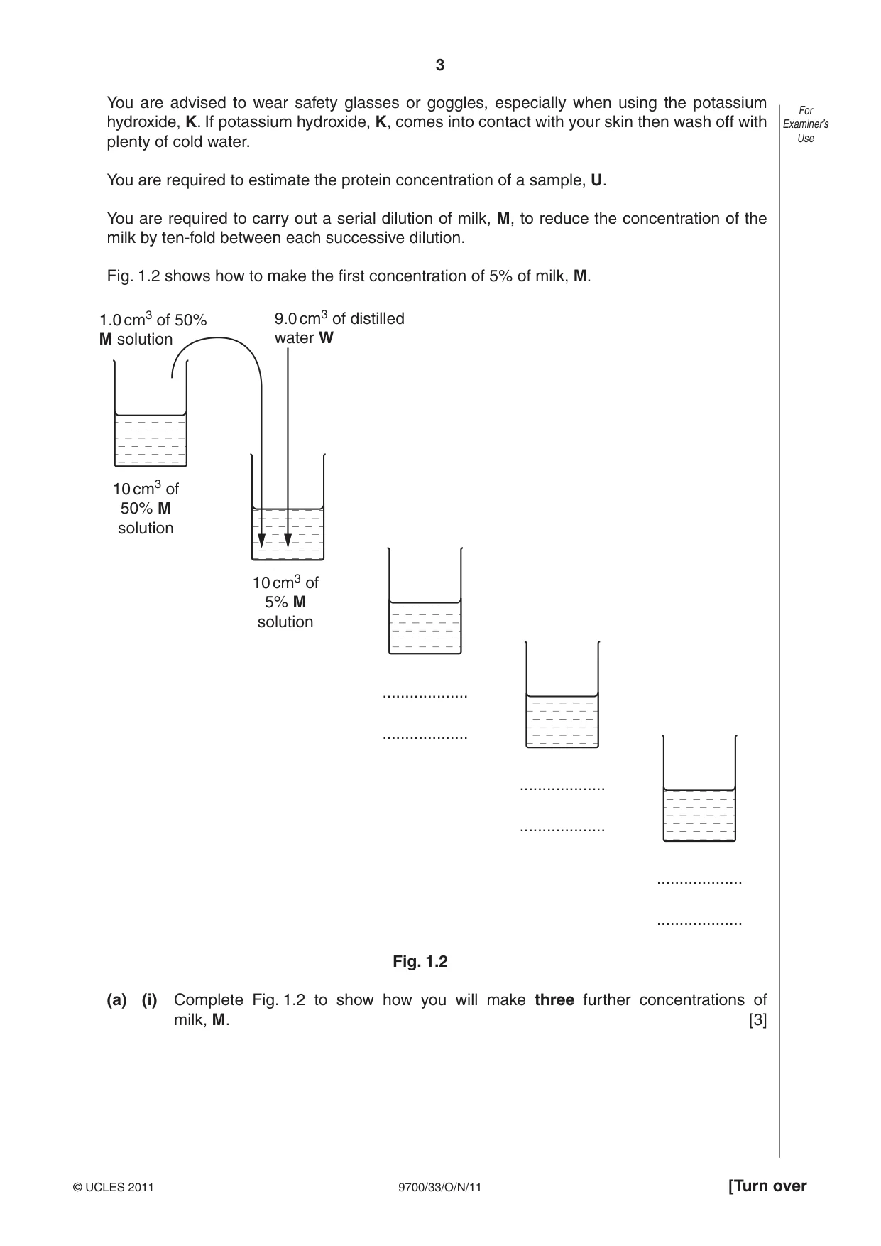 Cambridge A Level Biology 9700 2011 Oct/Nov Paper 3 · Variant 3 question paper, page 3 of 16