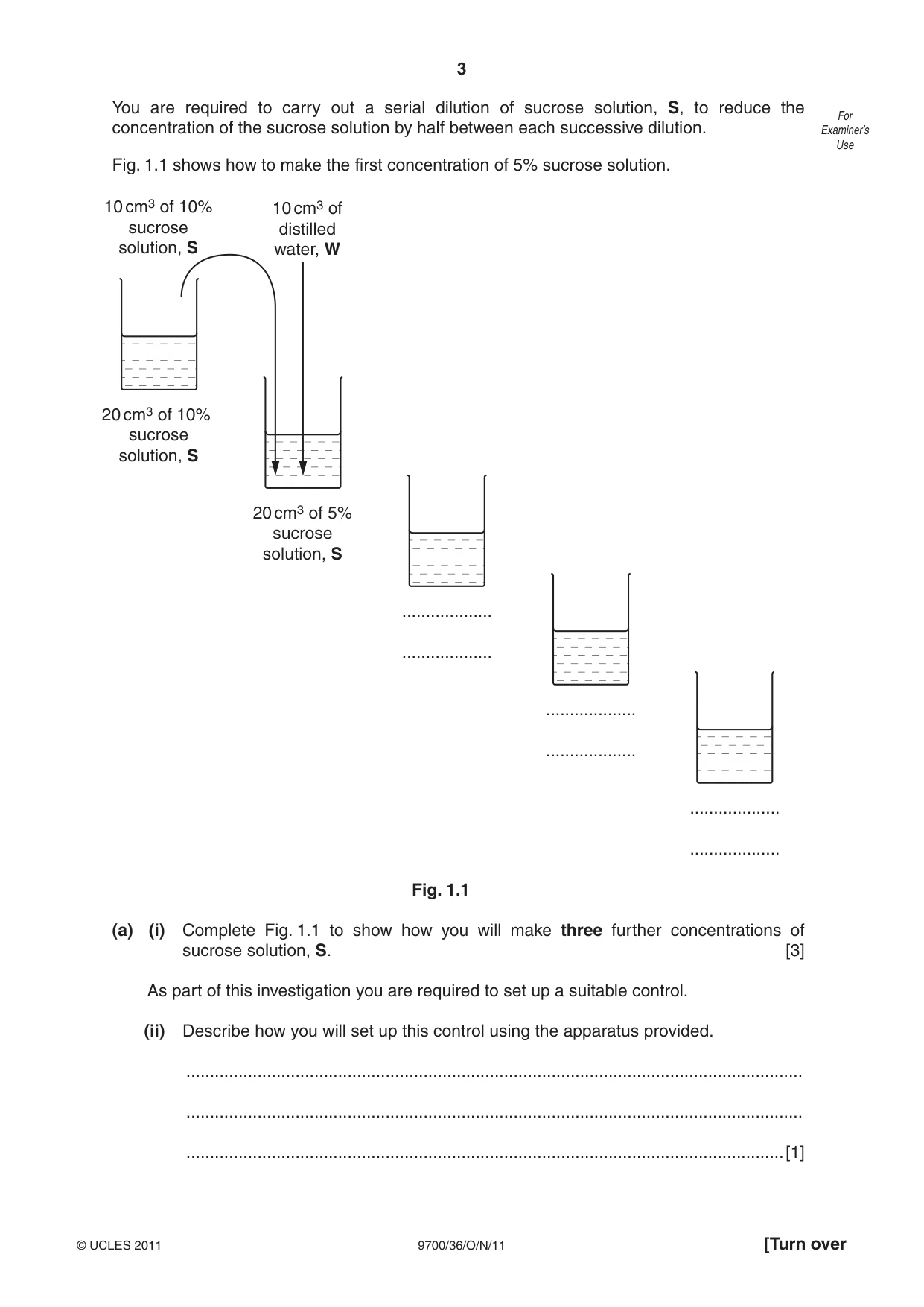 Cambridge A Level Biology 9700 2011 Oct/Nov Paper 3 · Variant 6 question paper, page 3 of 12