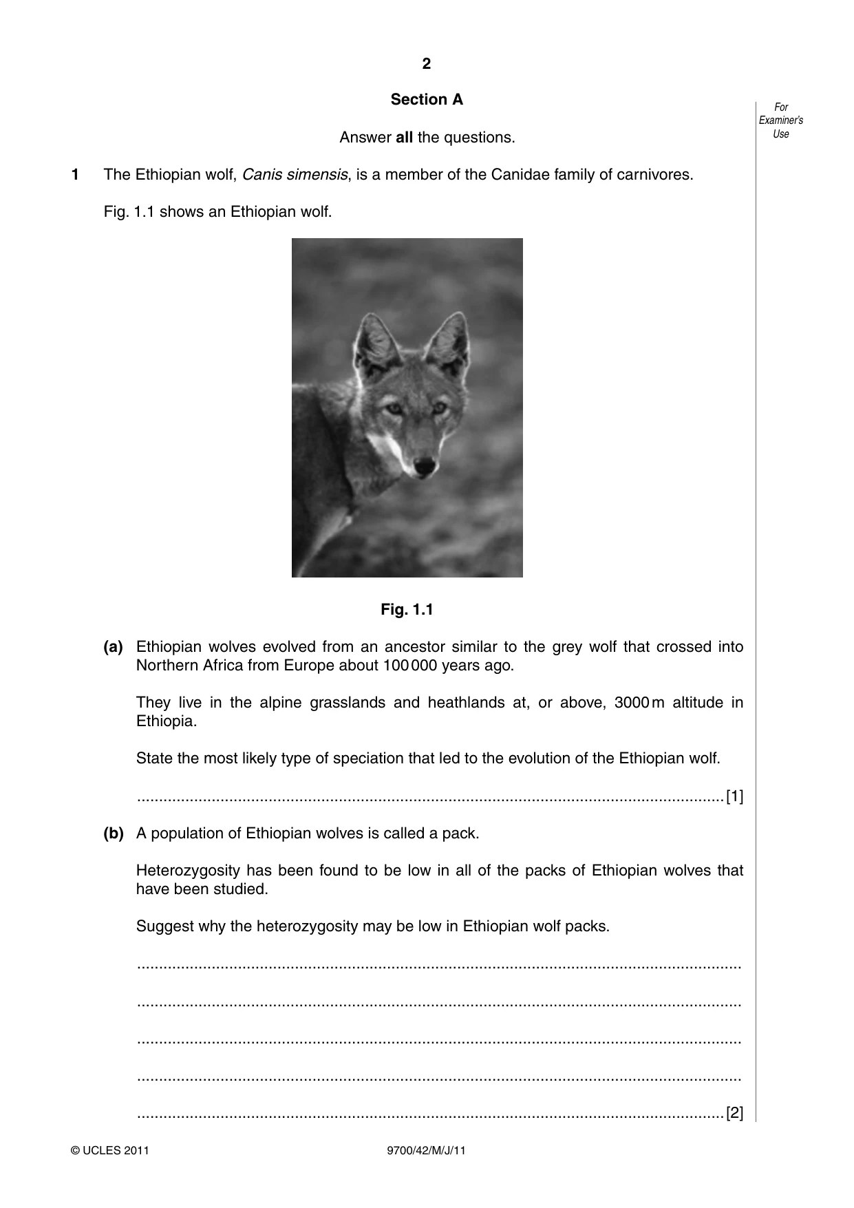 Cambridge A Level Biology 9700 2011 Oct/Nov Paper 4 · Variant 2 question paper, page 2 of 24