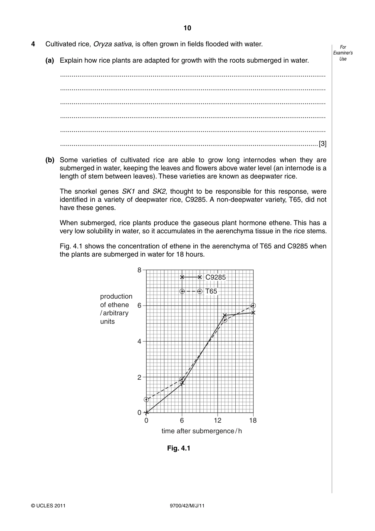 Cambridge A Level Biology 9700 2011 Oct/Nov Paper 4 · Variant 2 question paper, page 10 of 24