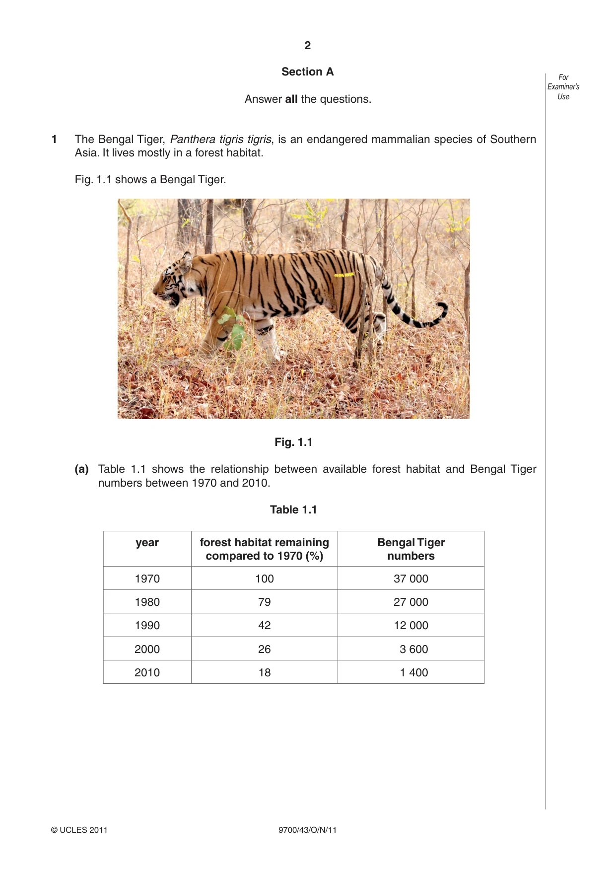 Cambridge A Level Biology 9700 2011 Oct/Nov Paper 4 · Variant 3 question paper, page 2 of 24