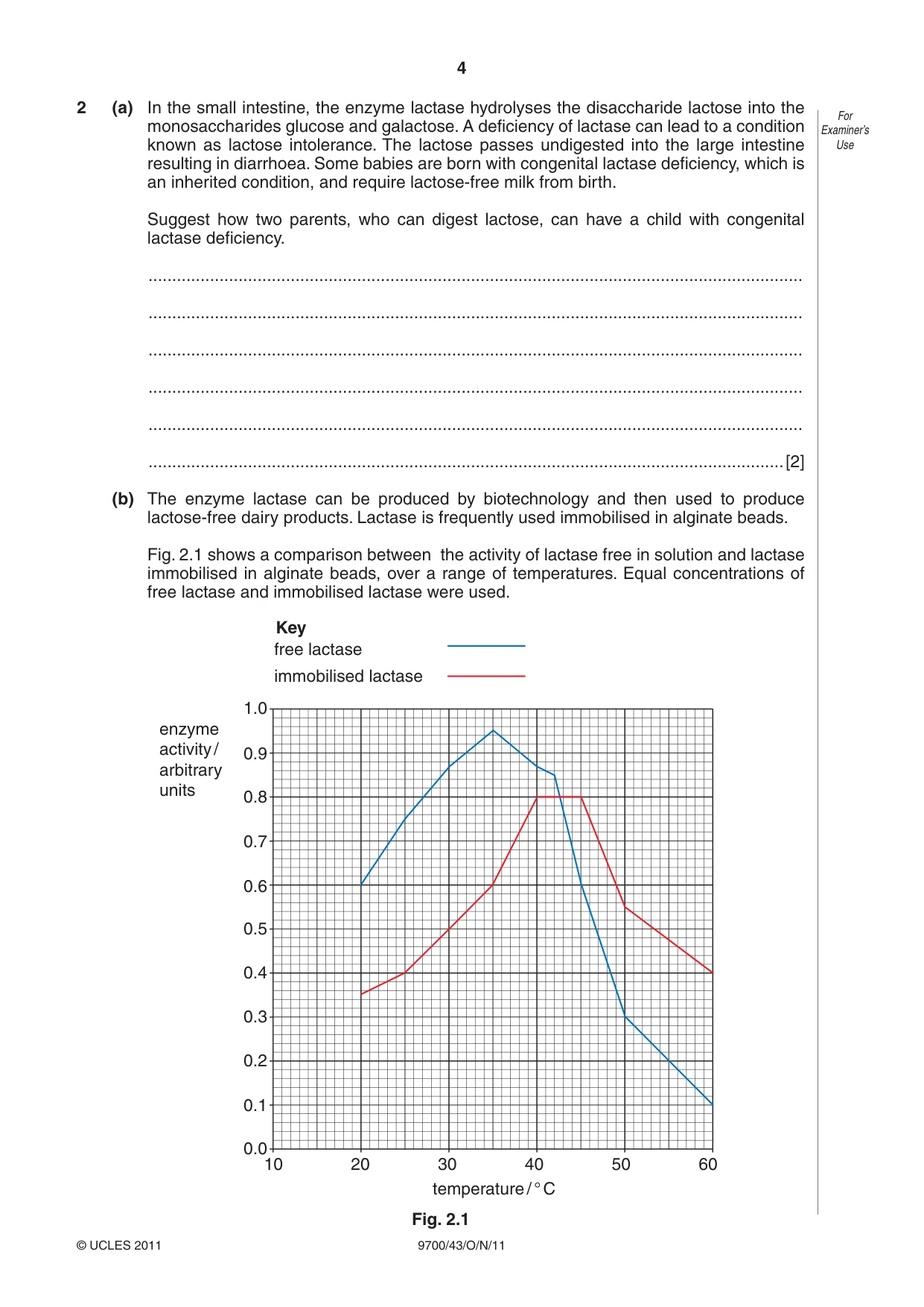 Cambridge A Level Biology 9700 2011 Oct/Nov Paper 4 · Variant 3 question paper, page 4 of 24