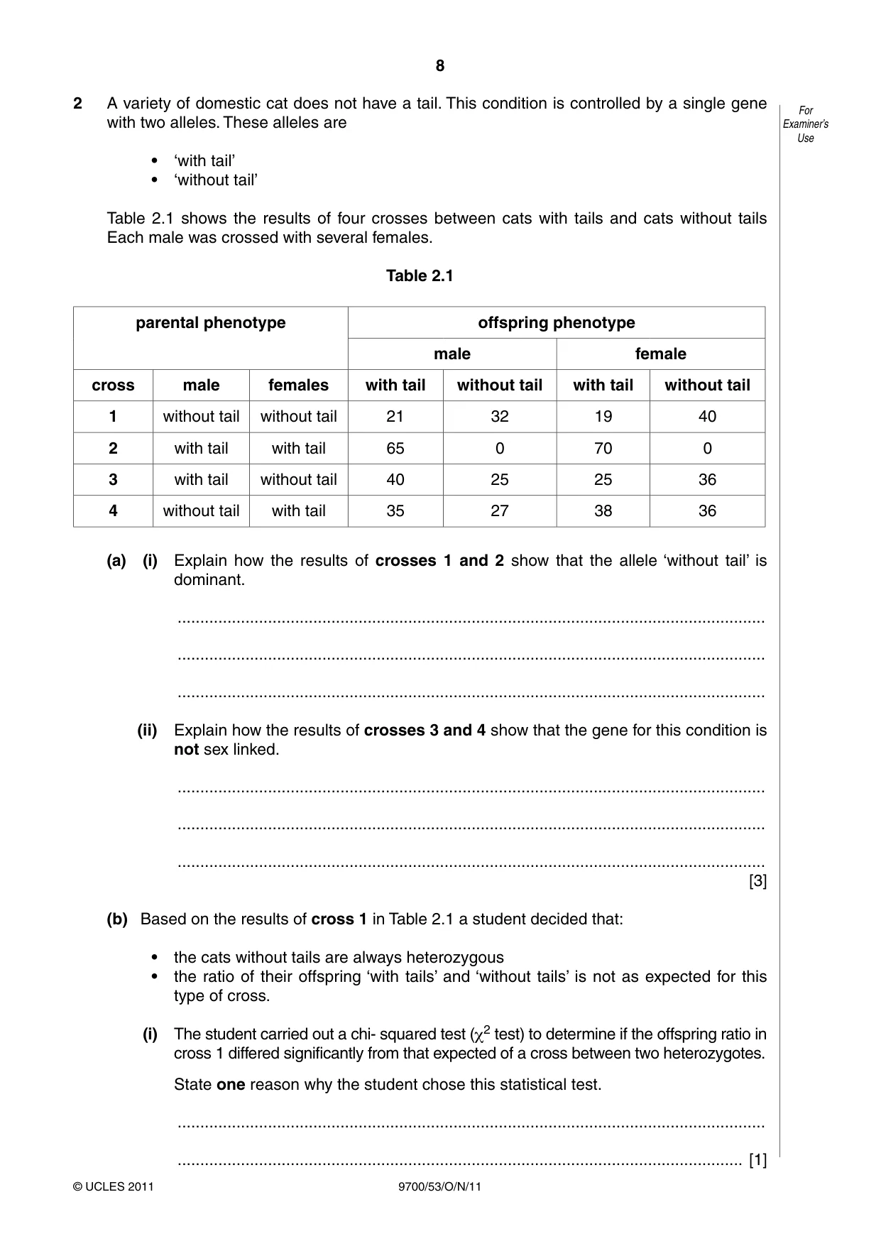 Cambridge A Level Biology 9700 2011 Oct/Nov Paper 5 · Variant 3 question paper, page 8 of 12