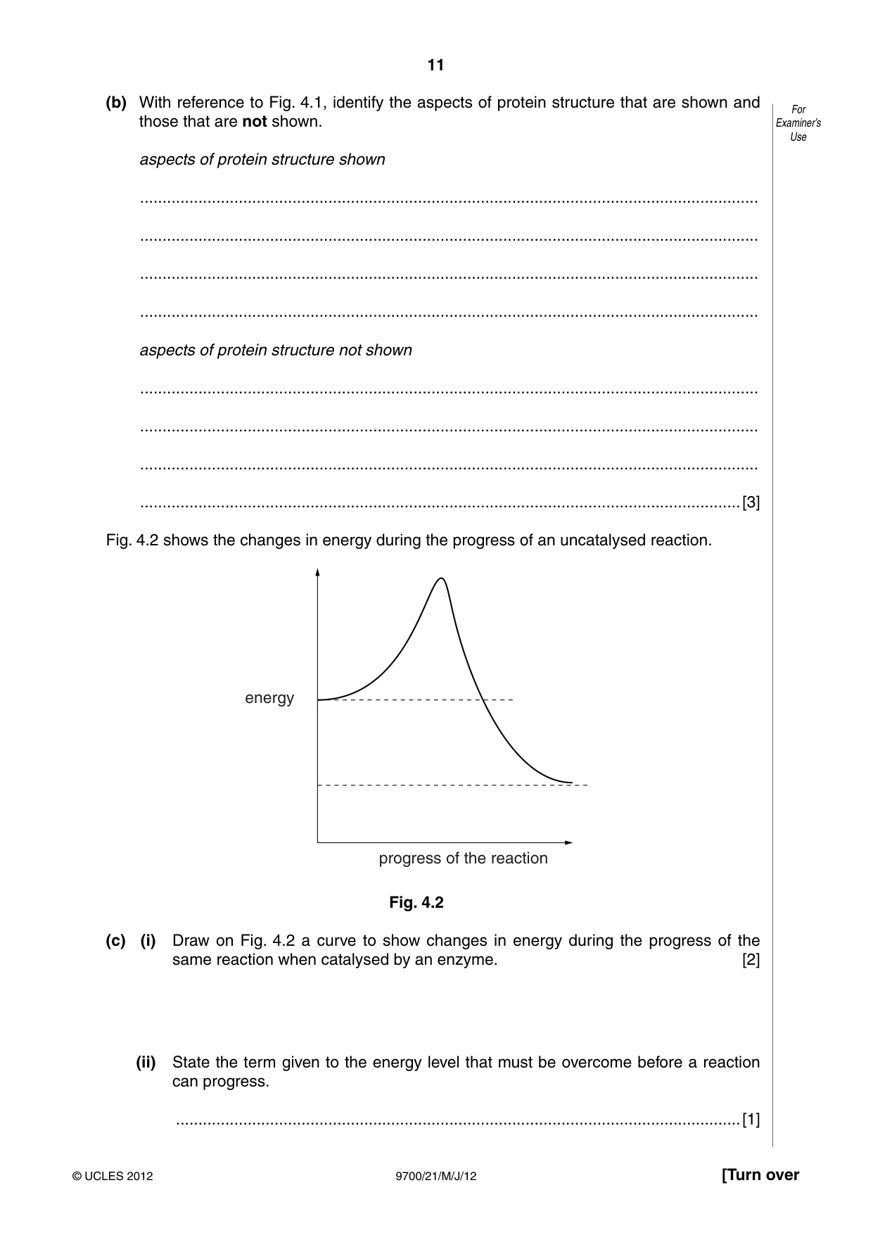 Cambridge A Level Biology 9700 2012 May/June Paper 2 · Variant 1 question paper, page 11 of 20