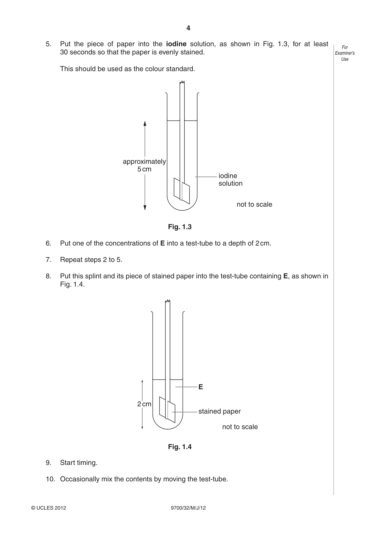 Cambridge A Level Biology 9700 2012 May/June Paper 3 · Variant 2 question paper, page 4 of 16