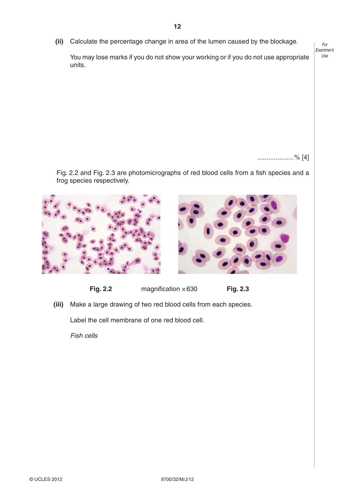 Cambridge A Level Biology 9700 2012 May/June Paper 3 · Variant 2 question paper, page 12 of 16