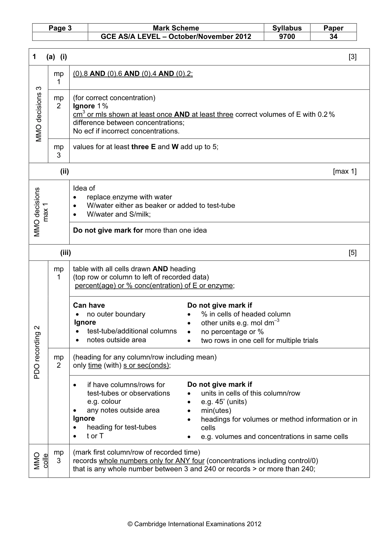 Mark scheme, page 3 of 11