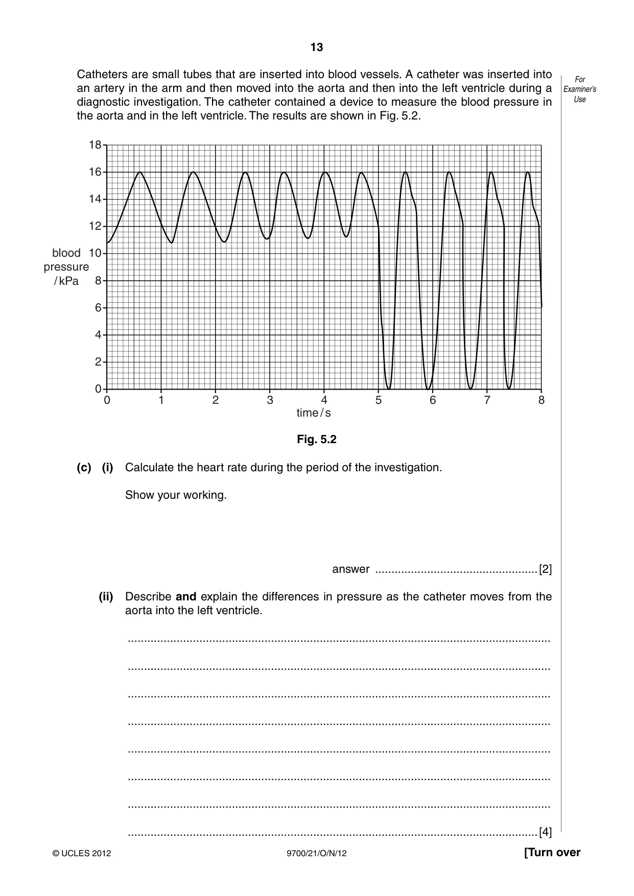 Cambridge A Level Biology 9700 2012 Oct/Nov Paper 2 · Variant 1 question paper, page 13 of 16