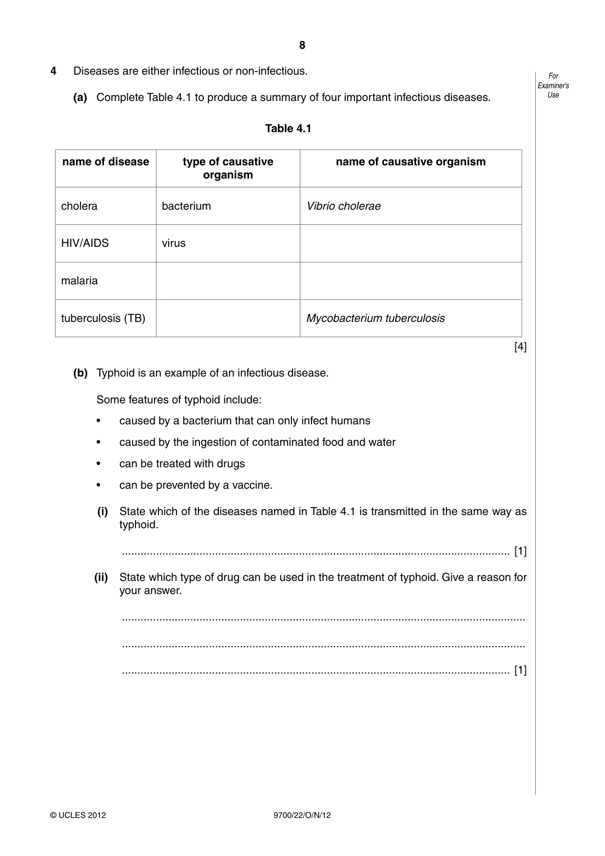 Cambridge A Level Biology 9700 2012 Oct/Nov Paper 2 · Variant 2 question paper, page 8 of 16