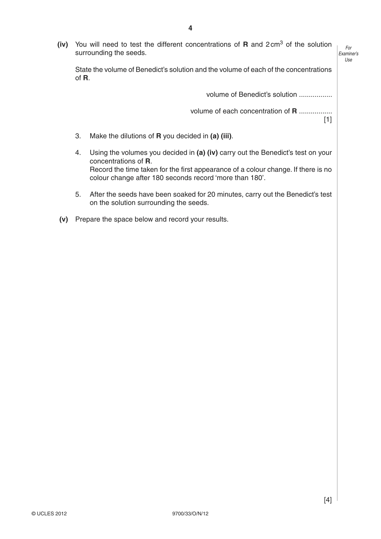 Cambridge A Level Biology 9700 2012 Oct/Nov Paper 3 · Variant 3 question paper, page 4 of 12